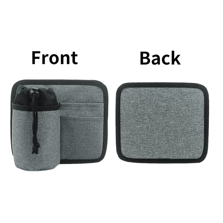 Luggage Storage Cup Holder Air Ticket Storage Bag(Gray)