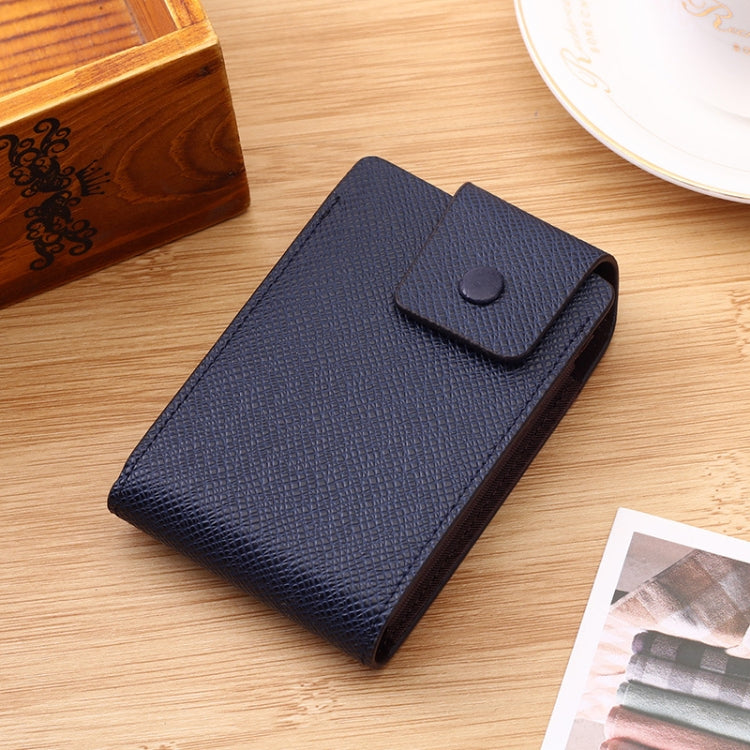Organ Card Holder Large-capacity Card Sleeve For Men And Women, Color: Horizontal Blue