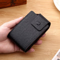 Organ Card Holder Large-capacity Card Sleeve For Men And Women, Color: Horizontal Black