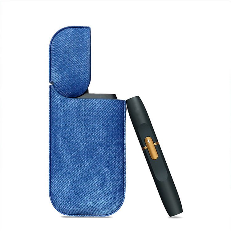 Electronic Cigarette Denim Protective Case For IQO 2.4 Plus(Light Blue)