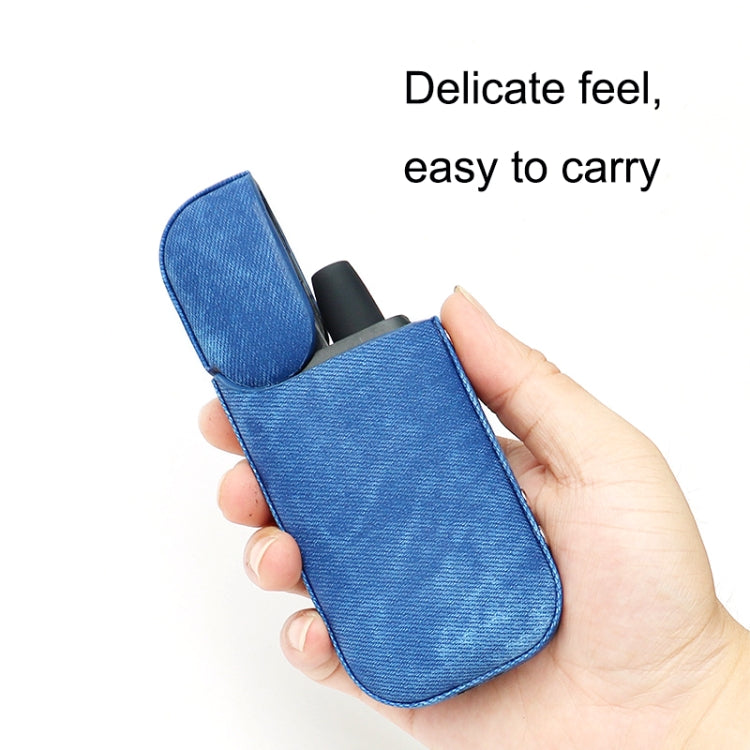 Electronic Cigarette Denim Protective Case For IQO 2.4 Plus(Light Blue)