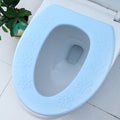 High Foam EVA Waterproof Thickened O-Type Toilet Cushion, Size: 40x34.5cm(Flower Blue)