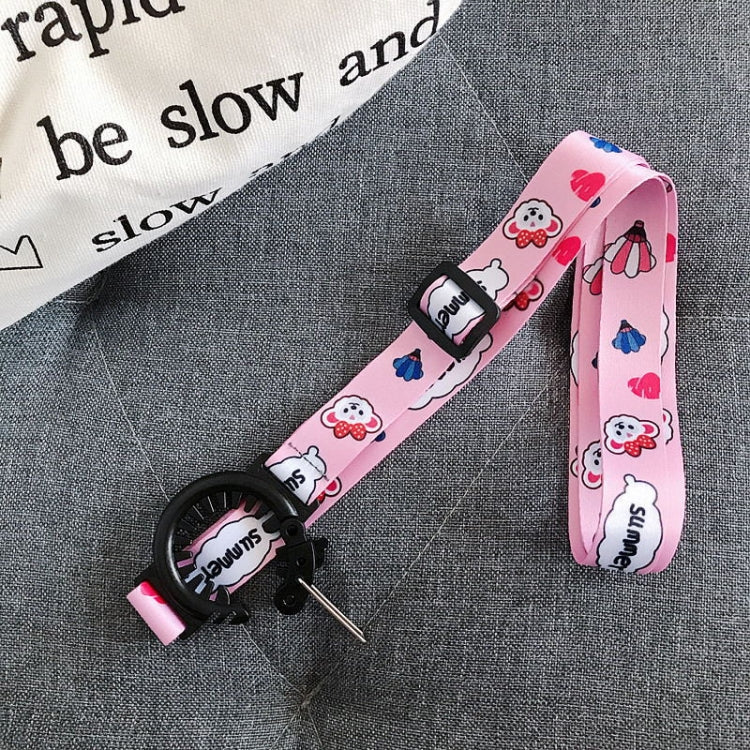 5 PCS 3cm Buckle Beverage Bottle Strap Crossbody Water Cup Lanyard(B4)