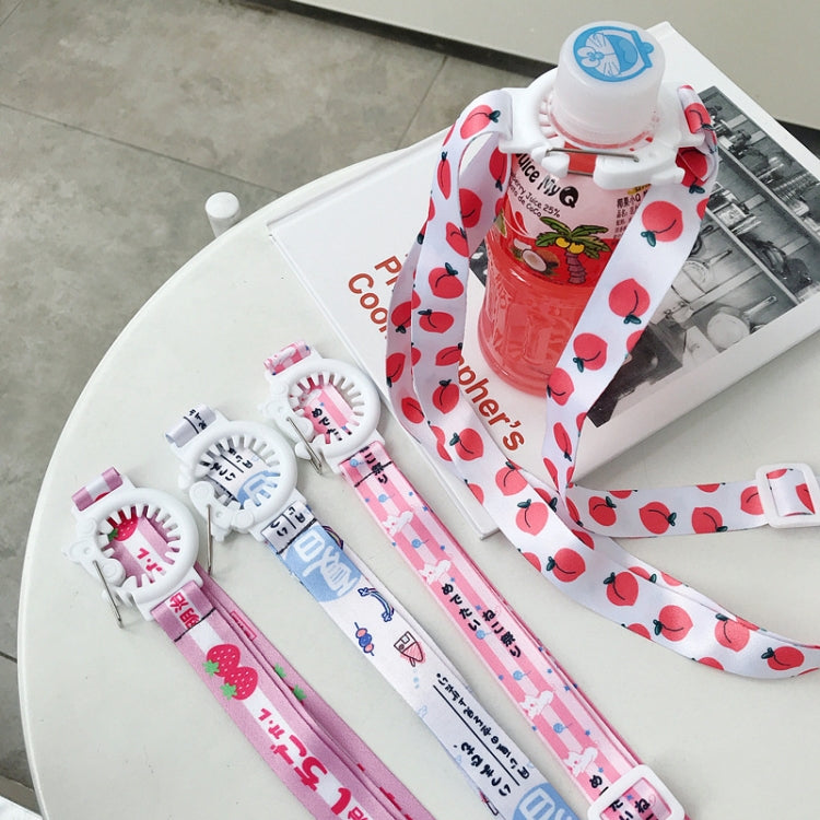 5 PCS 3cm Buckle Beverage Bottle Strap Crossbody Water Cup Lanyard(E12)