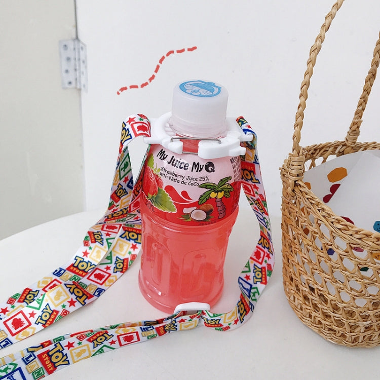 5 PCS 3cm Buckle Beverage Bottle Strap Crossbody Water Cup Lanyard(D8)