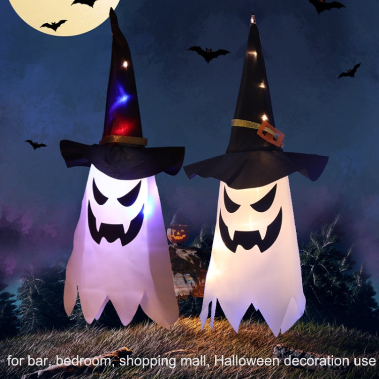 Halloween LED Hanging Lights Ghost Festival Decorative Lights, Style: Wizard Hat (Warm White)