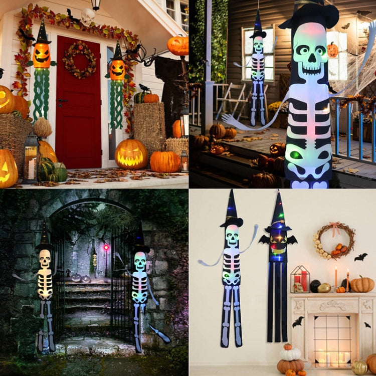 Halloween LED Hanging Lights Ghost Festival Decorative Lights, Style: Skeleton (Warm White)