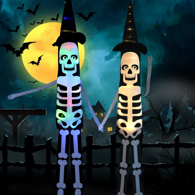 Halloween LED Hanging Lights Ghost Festival Decorative Lights, Style: Skeleton (Colorful)