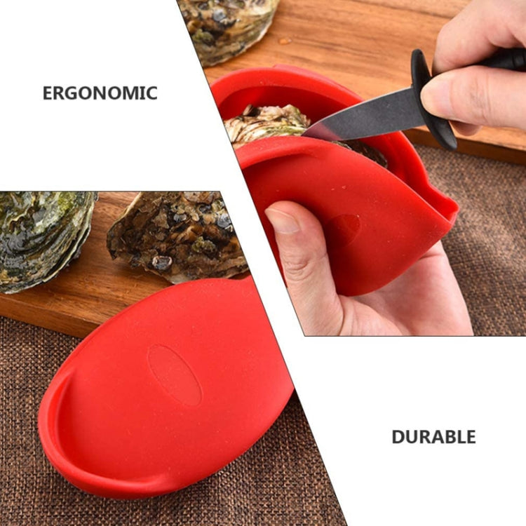Silicone Opened Oysters Hand Protection Tool(Grey)