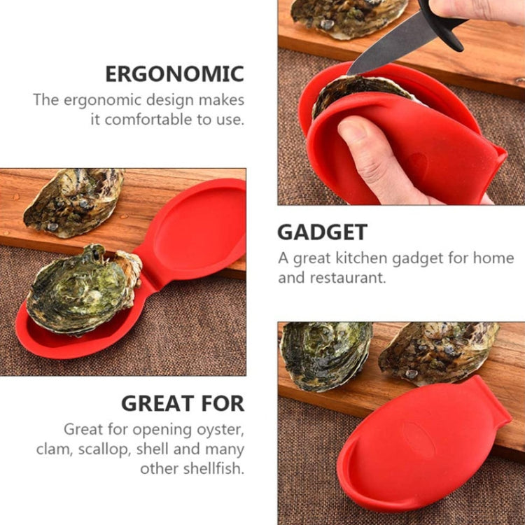 Silicone Opened Oysters Hand Protection Tool(Grey)