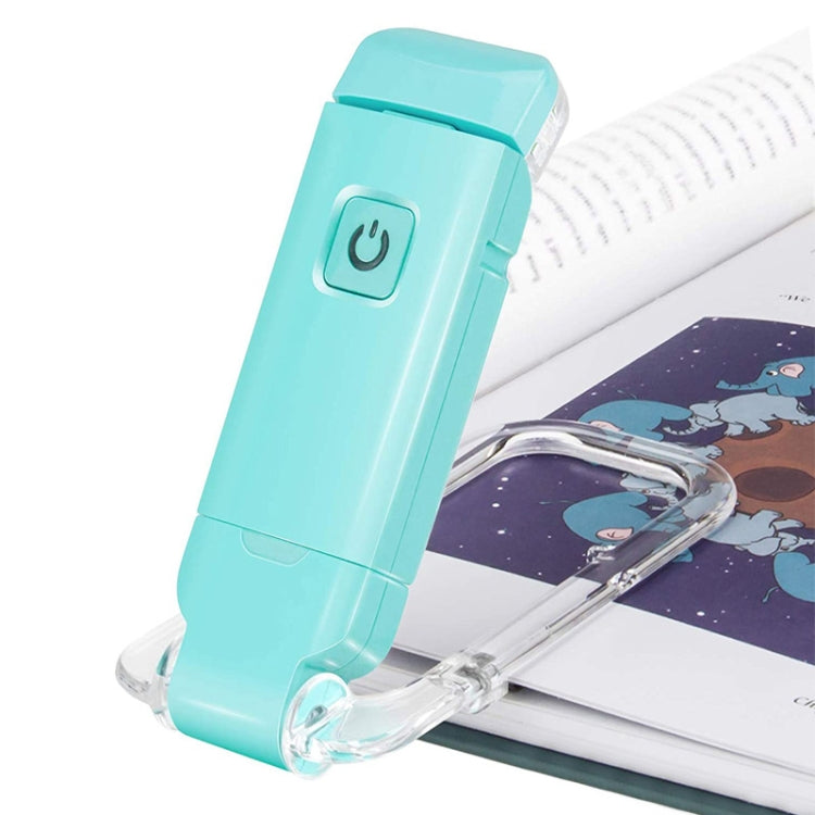 USB Charging LED Dimmable Portable Bookmark Light(Green)