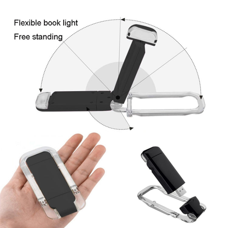 USB Charging LED Dimmable Portable Bookmark Light(Pink)
