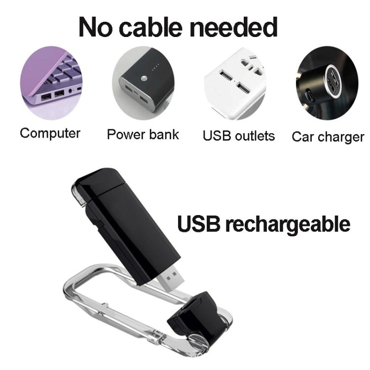 USB Charging LED Dimmable Portable Bookmark Light(Pink)