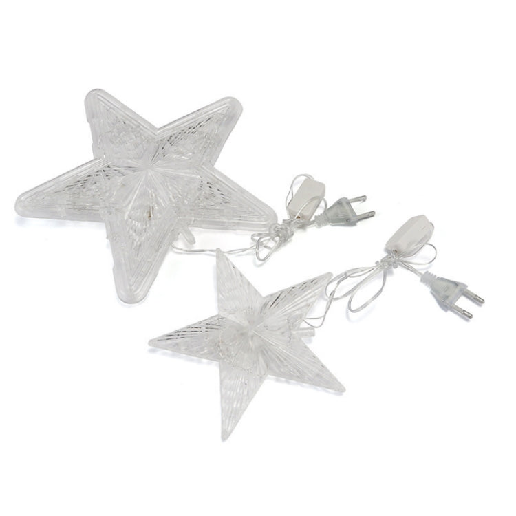 Christmas Tree Top Light LED Glowing Star Lights, Size: Large EU Plug(Blue)