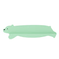 Kitchen Sink Splash Resistant Countertop Silicone Baffle(Green)