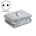 100W  Flannel Electric Heating Blanket With Thermostat Timer Switch,Style: 6th Gear EU Plug