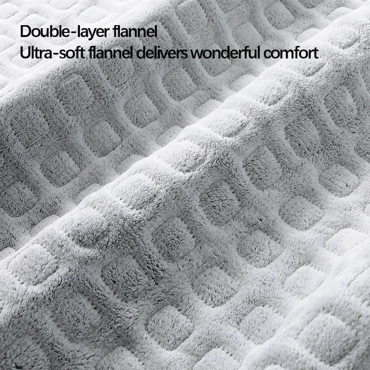 100W  Flannel Electric Heating Blanket With Thermostat Timer Switch,Style: 6th Gear EU Plug