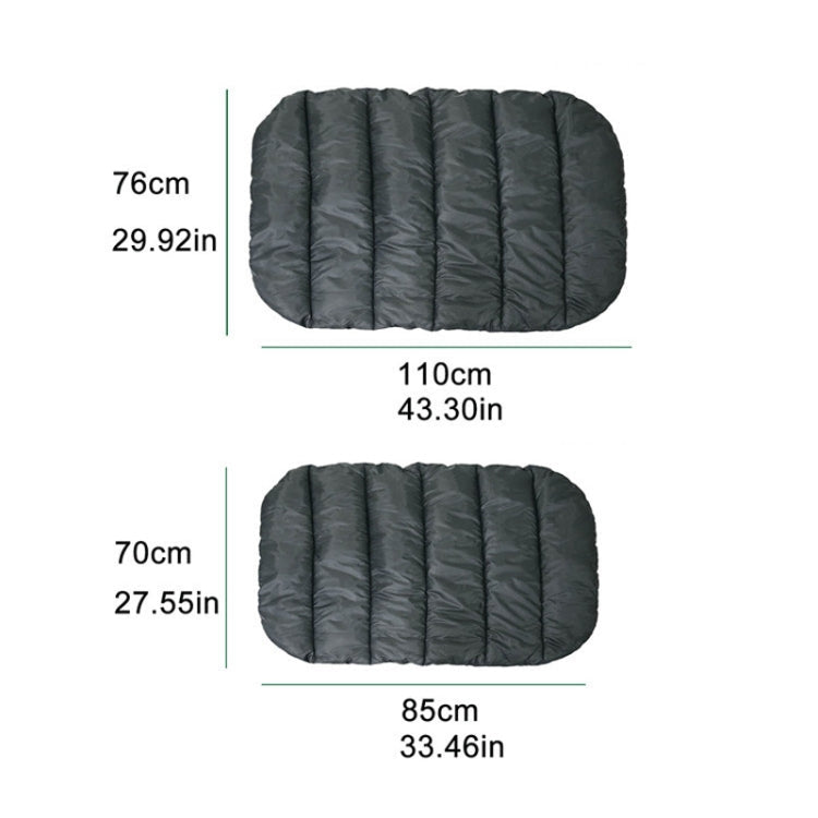 Pet Outdoor Waterproof Cushion Camping Cats And Dog Sleeping Pad, Size: Small 80x70cm(Orange)