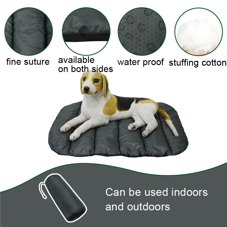 Pet Outdoor Waterproof Cushion Camping Cats And Dog Sleeping Pad, Size: Small 80x70cm(Orange)