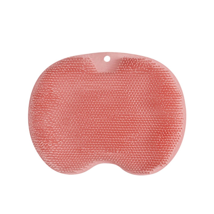 Lazy Rubbing Back Brush With Suction Cup Brush Bathroom Tool Wall Massage(Pink)