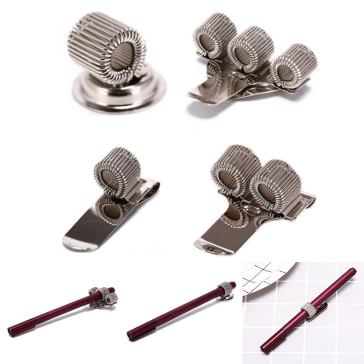 Doctors Nurse Uniform Pen Holder Clips Metal Pen Holder,Style: Single Hole Vertical