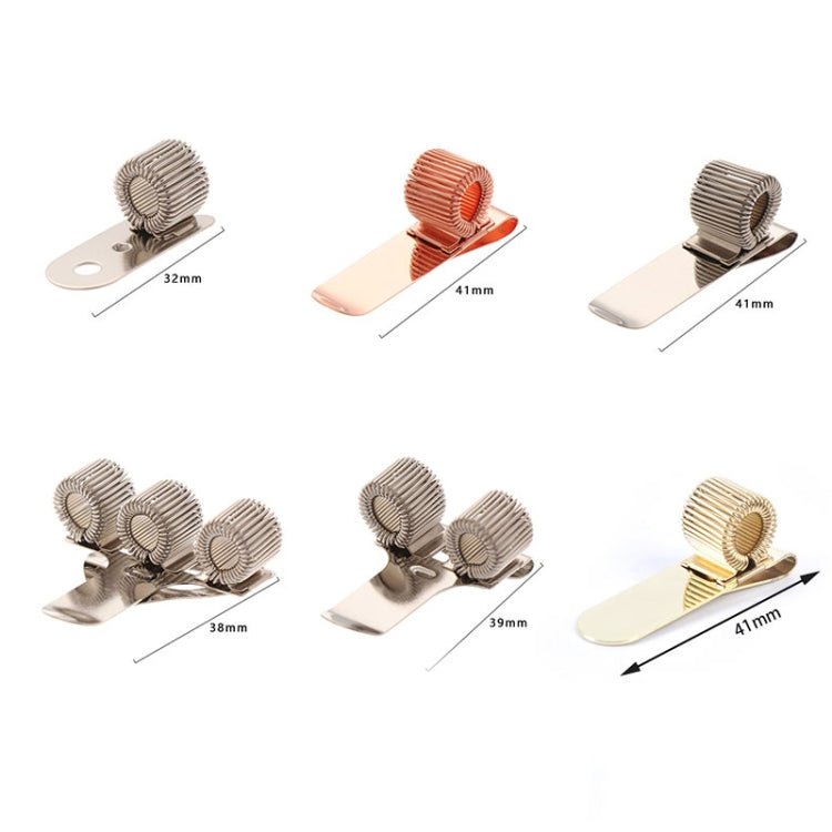 Doctors Nurse Uniform Pen Holder Clips Metal Pen Holder,Style: Single Hole Vertical