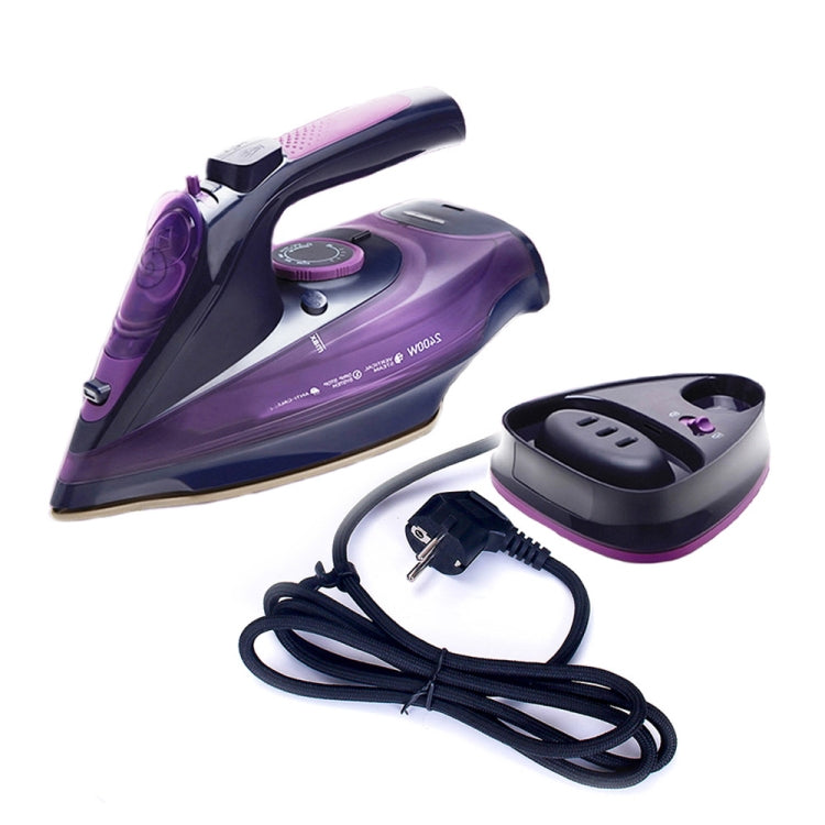 2400W Household Wireless Iron Handheld Steam Iron Garment Steamer,EU Plug(Green)