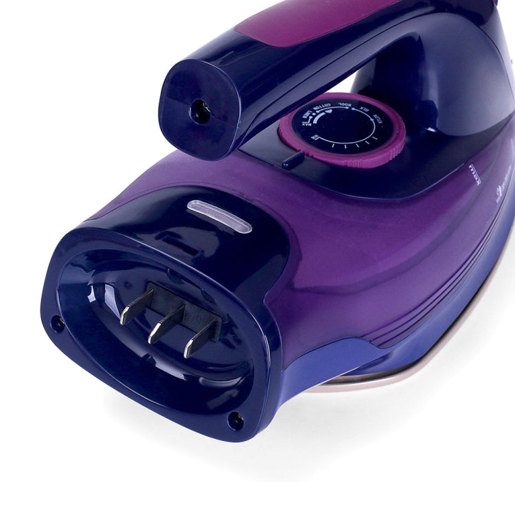 2400W Household Wireless Iron Handheld Steam Iron Garment Steamer,EU Plug(Purple)