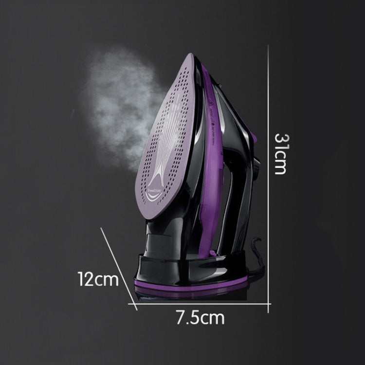 2400W Household Wireless Iron Handheld Steam Iron Garment Steamer,EU Plug(Green)