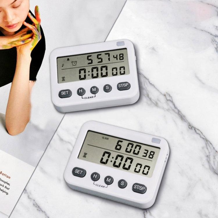 YS-218 Digital Timer 99-Hour Positive Countdown Reminder, Style: No Vibration