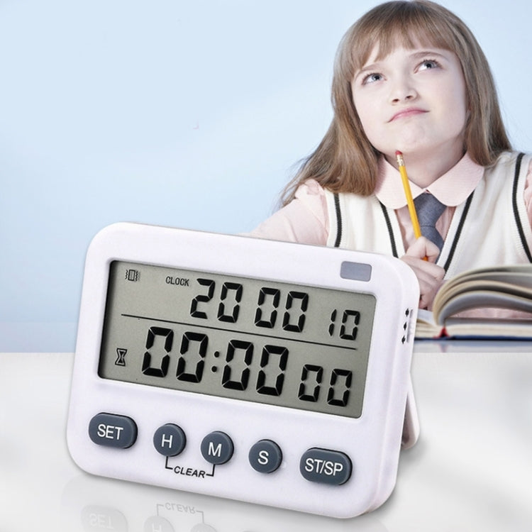 YS-218 Digital Timer 99-Hour Positive Countdown Reminder, Style: With Vibration
