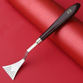 Oil Painting Knife Graffiti Toning Wooden Scraper Student Art Painting Tool, Style: E2