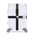 Luggage Reinforcement Straps Fixed Protective Rope With Combination Lock, Color: Black