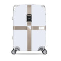 Luggage Reinforcement Straps Fixed Protective Rope With Combination Lock, Color: Khaki