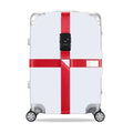 Luggage Reinforcement Straps Fixed Protective Rope With Combination Lock, Color: Customs Lock Red