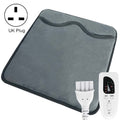 60W  Electric Feet Warmer For Women Men Pad Heating Blanket UK Plug 240V(Dark Gray)