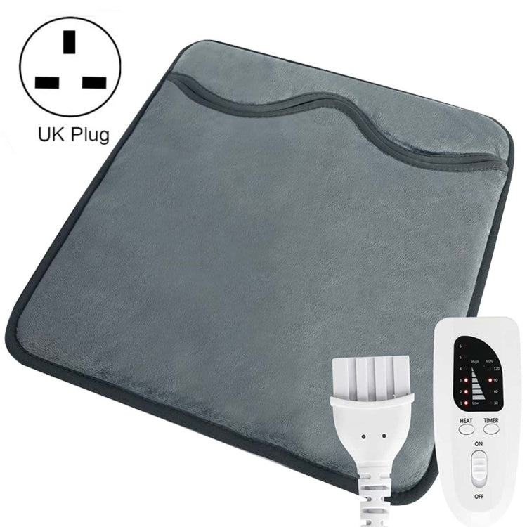 60W  Electric Feet Warmer For Women Men Pad Heating Blanket UK Plug 240V(Dark Gray)