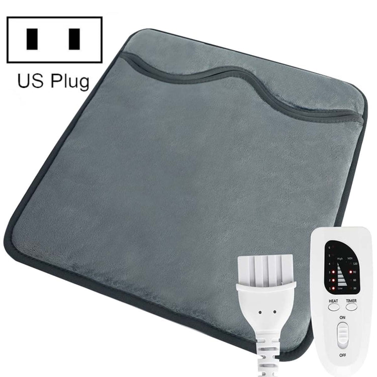 60W  Electric Feet Warmer For Women Men Pad Heating Blanket US Plug 120V(Dark Gray)