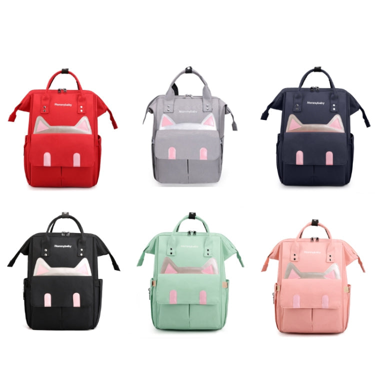Maternity Bottle Diaper Storage Large Capacity Backpack Mummy Bag(Light Grey)