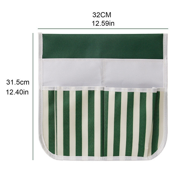 MTP-635 Gardening Bench Cart Tool Storage Bag(Green Beige Stitching)