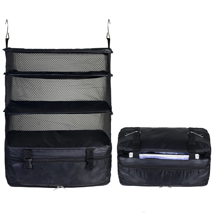 MTP-780 Large Capacity Small Foldable Travel Clothes Storage Bag(Black)