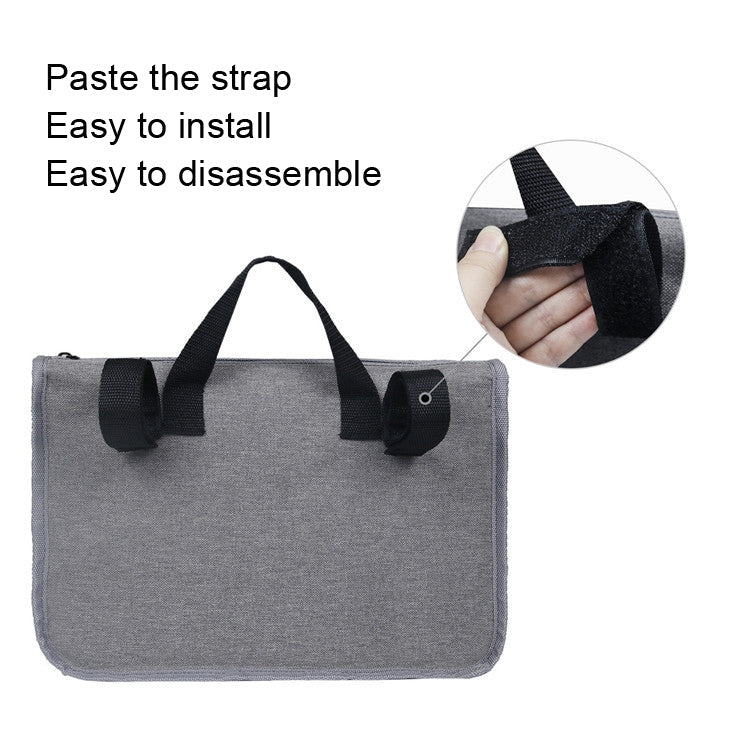 MTP-682 Hanging Wheelchair Storage Bag Rehabilitation Walking Bike Storage Bag(Grey)