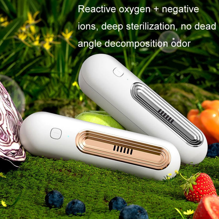 HX-889 Sterilization Deodorant Fruit And Vegetable Preservation Home Clothing Cabinet Purifier(Rose Red)