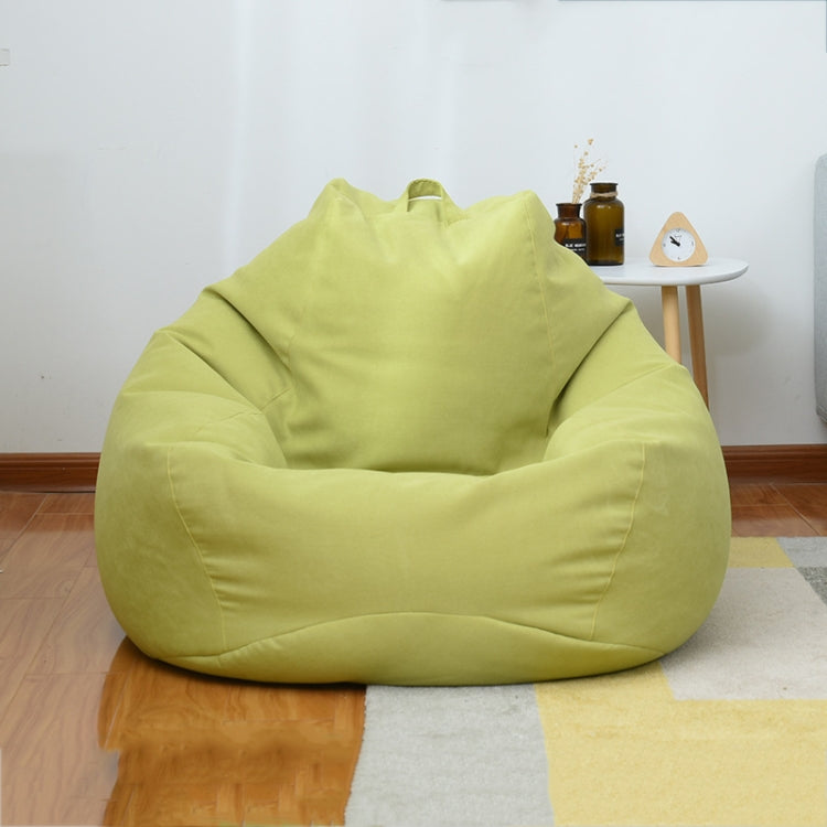 Lazy Sofa Bean Bag Chair Fabric Cover, Size: Large(Matcha Green)