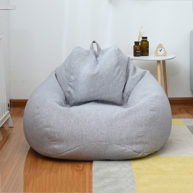 Lazy Sofa Bean Bag Chair Fabric Cover, Size: Large(Star Gray)