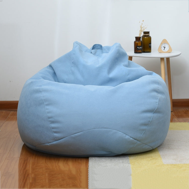 Lazy Sofa Bean Bag Chair Fabric Cover, Size: Large(Sky Blue)