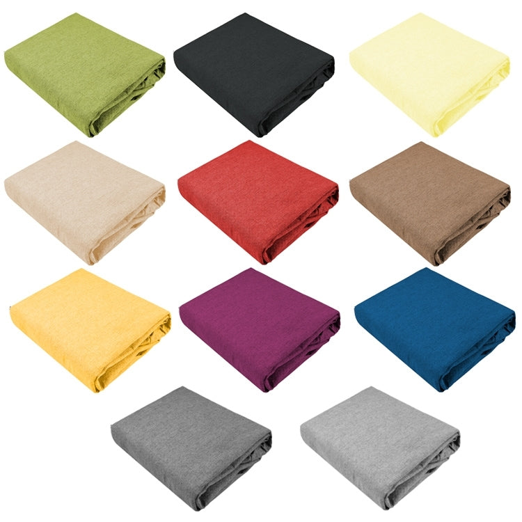 Lazy Sofa Bean Bag Chair Fabric Cover, Size: Large(Flax Brown)
