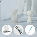 Geometric Scented Candle Silicone Mold, Specification: LZ-385+Tool Set