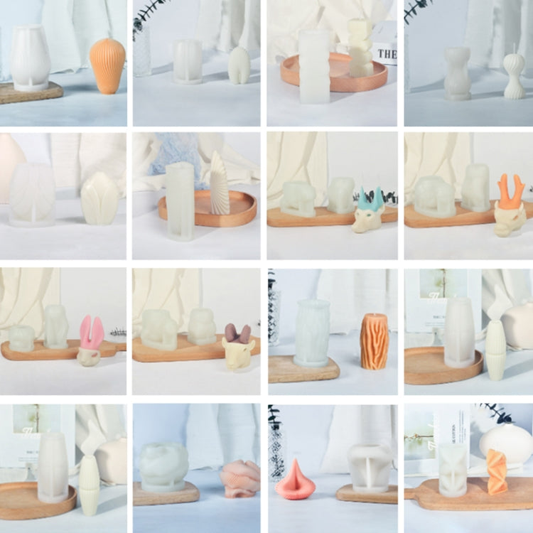 Geometric Scented Candle Silicone Mold, Specification: LZ-383