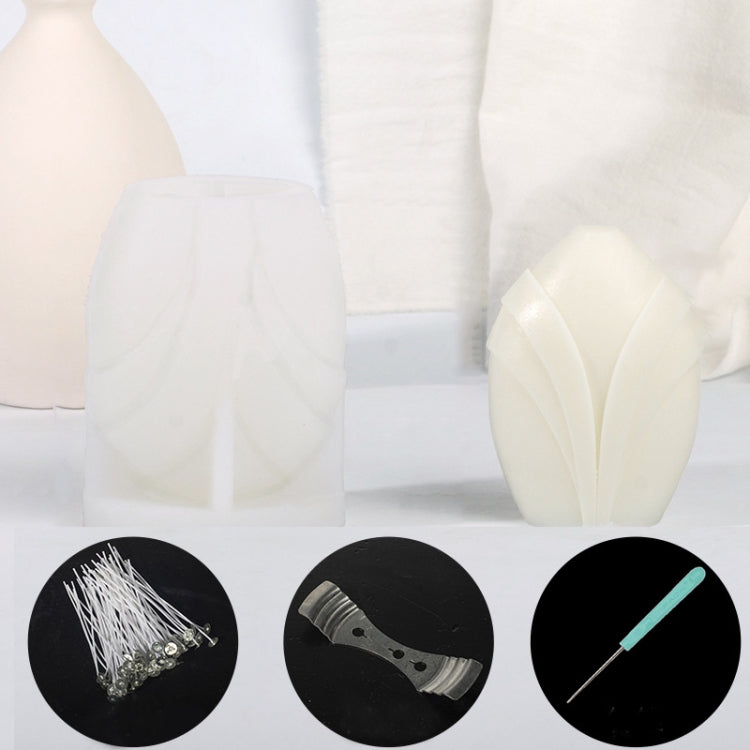 Geometric Scented Candle Silicone Mold, Specification: LZ-383+Tool Set